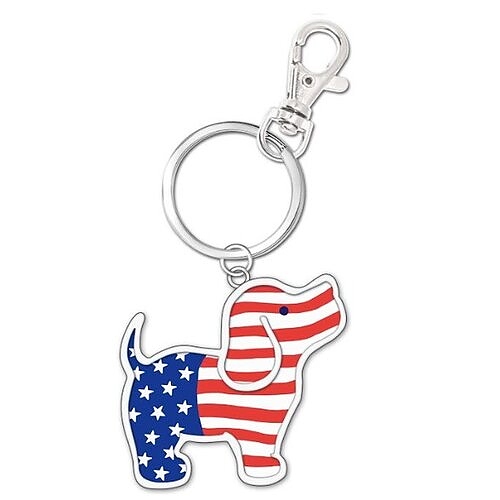 Puppie Love Keychain - USA Pup